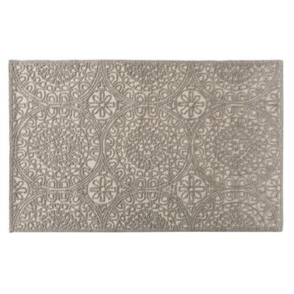 Picture of Baxton Studio Borneo Hand-Tufted Wool Area Rug, 5ft x 96-1/8ft, Gray