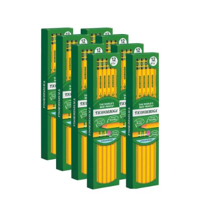 Picture of Ticonderoga Woodcase Pencils, #2 Lead, Soft, Pack of 96