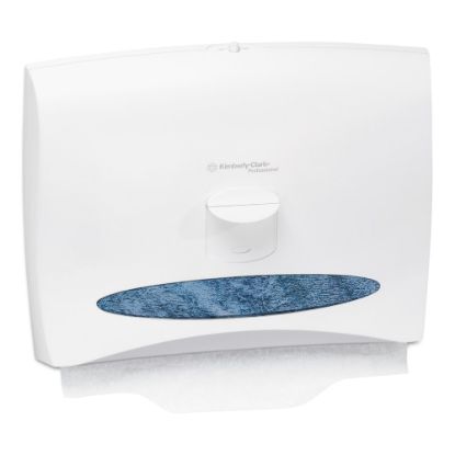 Picture of Kimberly-Clark Personal Seats Toilet Seat Cover Dispenser, 13 1/4inH x 17 1/2inW x 2 1/4inD, White