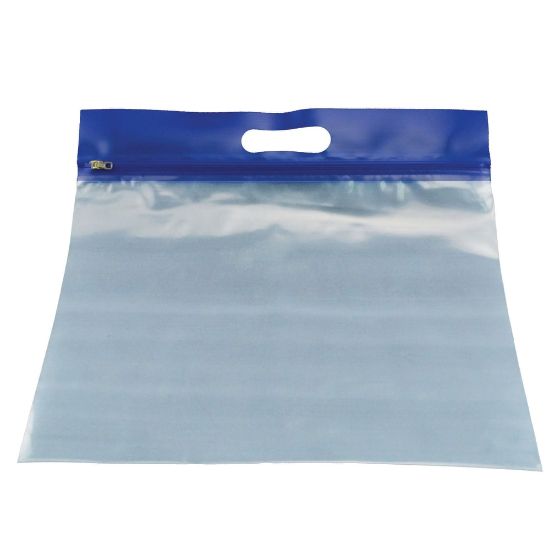 Picture of Bags of Bags ZIPAFILE Storage Bag, Blue, Pack of 25