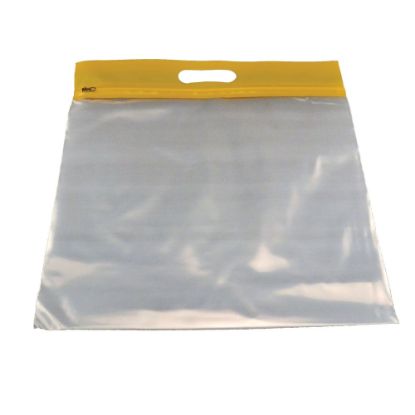 Picture of Bags of Bags ZIPAFILE Storage Bag, Yellow, Pack of 25