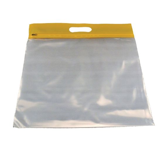 Picture of Bags of Bags ZIPAFILE Storage Bag, Yellow, Pack of 25