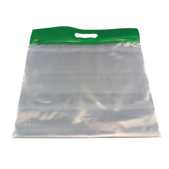 Picture of Bags of Bags ZIPAFILE Storage Bag, Green, Pack of 25