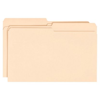 Picture of Smead Manila File Folders, Legal Size, 1/2 Cut, Box Of 100