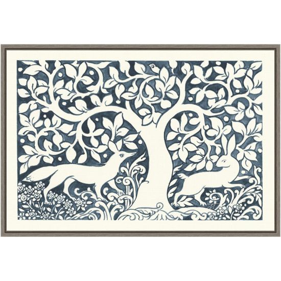 Picture of Amanti Art Forest Life III by Miranda Thomas Framed Canvas Wall Art Print, 16inH x 23inW, Greywash