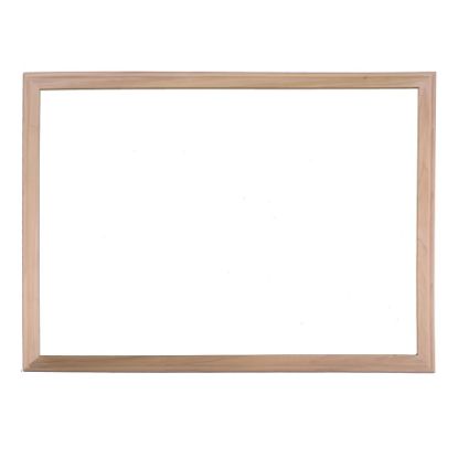 Picture of Crestline Dry-Erase Whiteboard, 18in x 24in, Wood Frame With Brown Finish