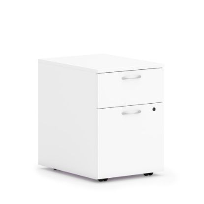 Picture of HON Mod HLPLPMBF Pedestal - 15in x 20in20in - 2 x Box, File Drawer(s) - Finish: Simply White