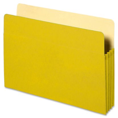 Picture of Sparco Accordion File Pocket, 9 1/2in x 11 3/4in, 3 1/2in Expansion, Yellow