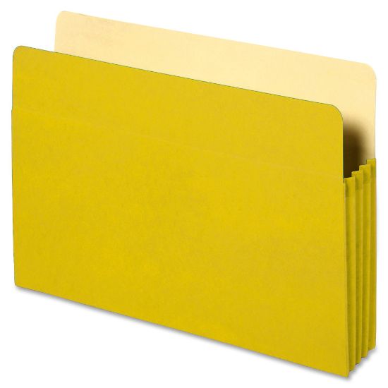 Picture of Sparco Accordion File Pocket, 9 1/2in x 11 3/4in, 3 1/2in Expansion, Yellow