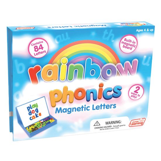 Picture of Junior Learning Rainbow Phonics Magnetic Letters, Grades K - 2, Set Of 85 Pieces