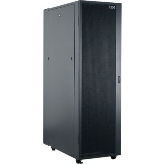 Picture of Lenovo Dynamic Expansion Rack - Rack cabinet - 42U - 19in - for System x3300 M4; x3500 M4; ThinkAgile HX3721 Certified Node 7Y88