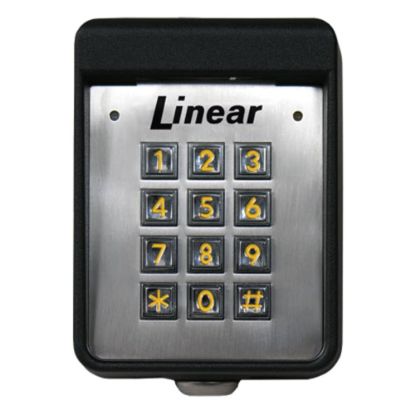 Picture of Linear Exterior Digital Keypad, 5-1/2inH x 4inW x 3inD, Black