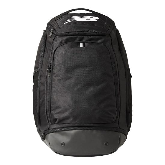 Picture of New Balance Team Travel Backpack With 14in Laptop Pocket, Black