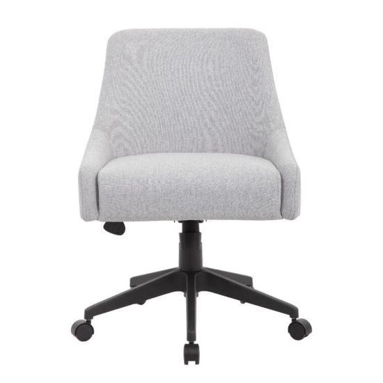 Picture of Boss Office Products Boyle Guest Chair With Wheels, Gray