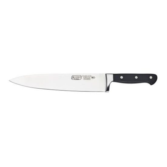 Picture of Winco Acero Forged Carbon German Steel Chef Knife, 10in, Silver