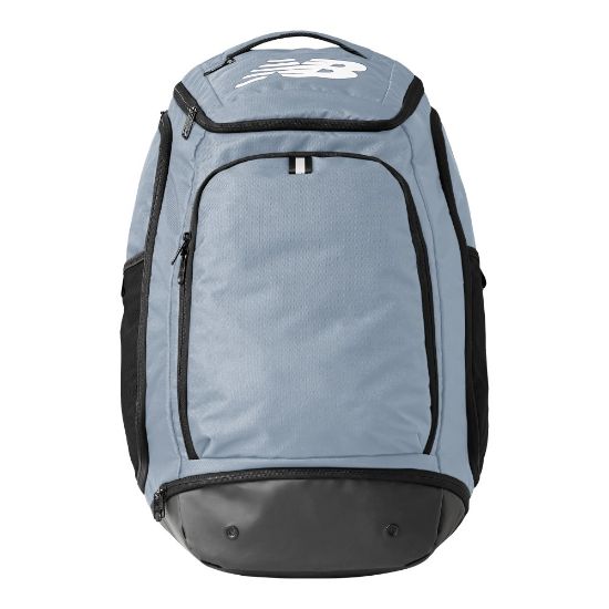 Picture of New Balance Team Travel Backpack With 14in Laptop Pocket, Gray