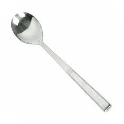 Picture of Thunder Group Solid Serving Spoon, 12in, Silver