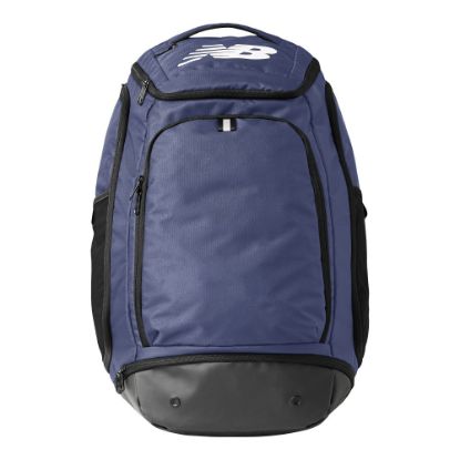 Picture of New Balance Team Travel Backpack With 14in Laptop Pocket, Navy