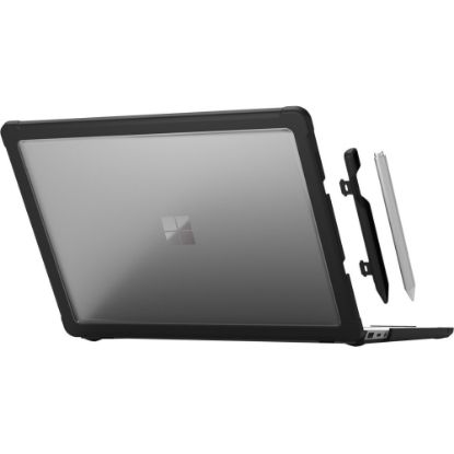 Picture of STM Goods DUX for Surface Laptop 3 - For Microsoft Notebook, Stylus - Transparent, Black - Thermoplastic Polyurethane (TPU)