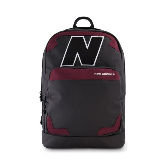 Picture of New Balance Legacy Backpack With 14in Laptop Pocket, Black/Red