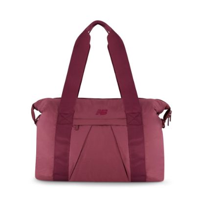 Picture of New Balance Womens Medium Duffel Bag, 14-3/16inH x 17-5/16inW x 7-1/8inD, Burgundy