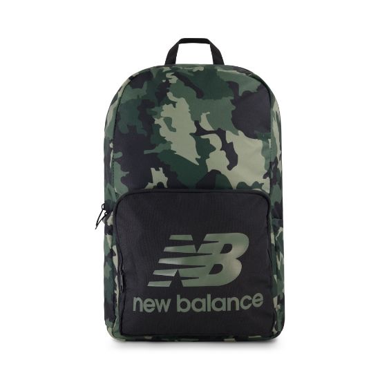 Picture of New Balance Camo Backpack, 18-5/16inH x 12-1/4inW x 4-5/16inD, AOP Camo