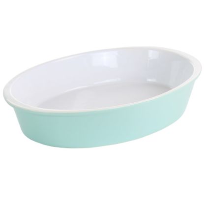 Picture of Martha Stewart Stoneware Oval Baker Dish, 13in x 9-1/2in, Mint