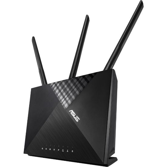 Picture of Asus RT-AC67P Wi-Fi 5 IEEE 802.11a/b/g/n/ac Ethernet Wireless Router - 2.40 GHz ISM Band - 5 GHz UNII Band - 3 x Antenna(3 x External) - 237.50 MB/s Wireless Speed - 4 x Network Port - 1 x Broadband Port - USB - Gigabit Ethernet