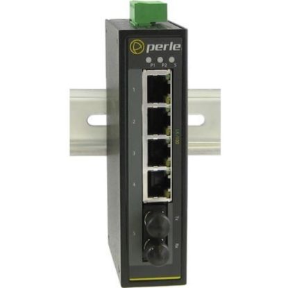 Picture of Perle IDS-105F Industrial Ethernet Switch - 5 Ports - 10/100Base-TX, 100Base-ZX - 2 Layer Supported - Rail-mountable, Wall Mountable, Panel-mountable - 5 Year Limited Warranty