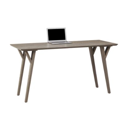 Picture of Realspace Trezza 60inW Writing Desk, Light Oak