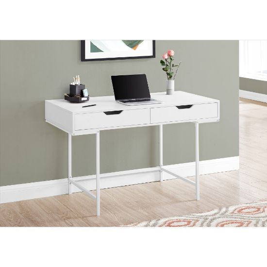 Picture of Monarch Specialties Pollard 48inW Computer Desk, White