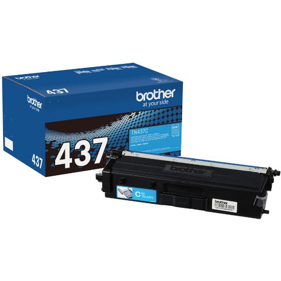 Picture of Brother Genuine TN437C Cyan Ultra-High Yield Toner Cartridge