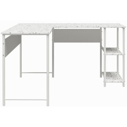 Picture of Ameriwood Home Berkeley 56inW L-Shaped Computer Desk, Terrazzo