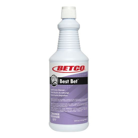 Picture of Betco Best Bet Creme Cleanser, Fresh Mint Scent, 41.3 Oz Bottle, Case Of 12