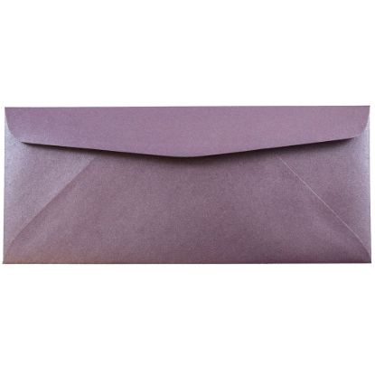 Picture of JAM Paper # 10 Business Booklet Envelopes, Gummed Seal, Ruby Purple, Pack Of 25