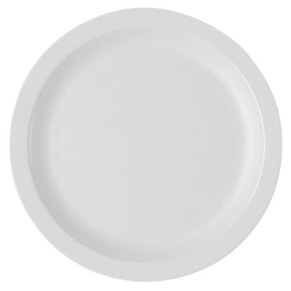 Picture of Cambro Camwear Round Dinnerware Plates, 8-1/4in, White, Set Of 48 Plates