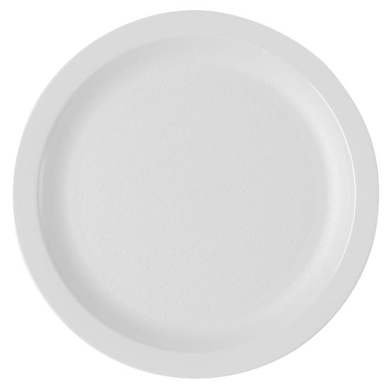 Picture of Cambro Camwear Round Dinnerware Plates, 8-1/4in, White, Set Of 48 Plates