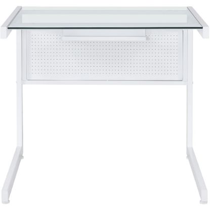 Picture of Eurostyle Caesar 34inW Writing Desk, White