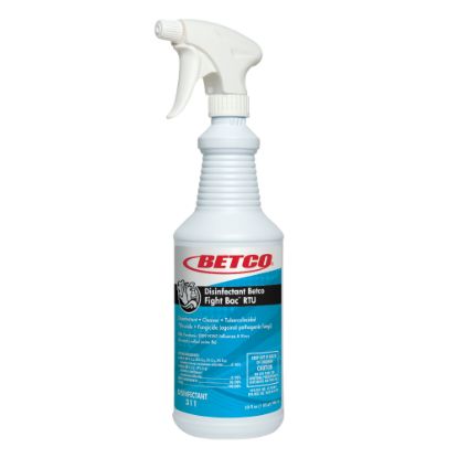 Picture of Betco Fight-Bac RTU Disinfectant Spray, Pleasant Scent, 32 Oz Bottle, Case Of 12