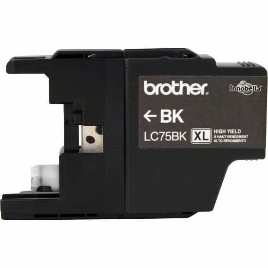 Picture of Brother LC75 Black High-Yield Ink Cartridge, LC75BK, BRTLC75BK