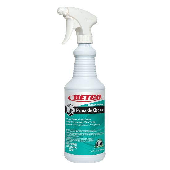 Picture of Betco Green Earth RTU Peroxide Cleaner, Fresh Mint Scent, 32 Oz Bottle, Case Of 12