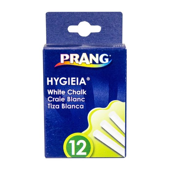 Picture of Prang Hygieia Dustless Chalk, White, Box Of 12