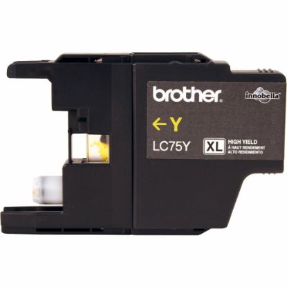 Picture of Brother LC75 Yellow Ink Cartridge, LC75Y