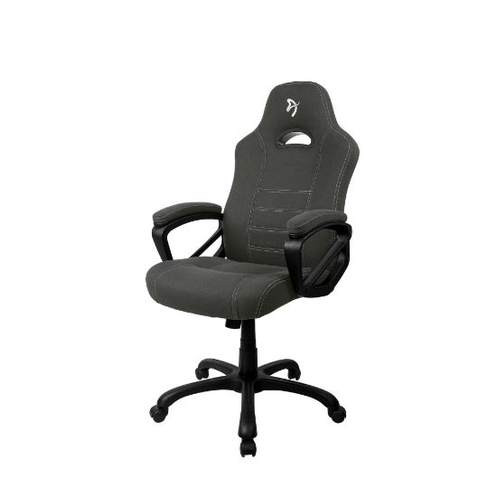 Picture of Arozzi Enzo Ergonomic Fabric High-Back Gaming Chair, Dark Gray/Black