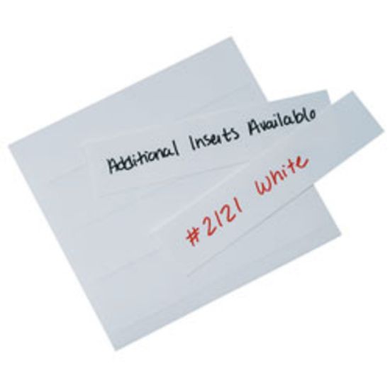 Picture of Wire-Rac White Laser Paper Inserts, 1/14in x 6in, Pack Of 400