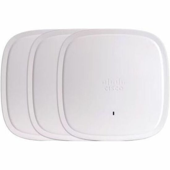 Picture of Cisco Catalyst 9105AXW Dual Band 802.11ax 1.48 Gbit/s Wireless Access Point - 2.40 GHz, 5 GHz - Internal - MIMO Technology - 4 x Network (RJ-45) - 2.5 Gigabit Ethernet, Gigabit Ethernet - Bluetooth 5 - Wall Plate