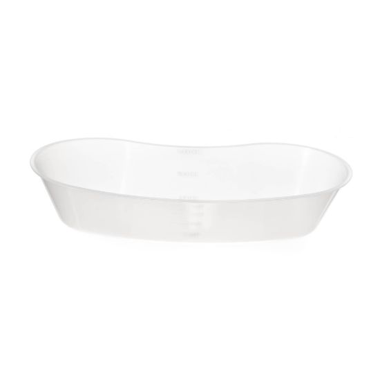 Picture of Medline Emesis Basins, 2inH x 4 1/4inW x 8 1/4inD, Clear, Pack Of 250