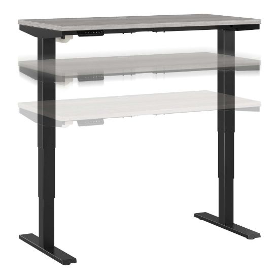 Picture of Bush Business Furniture Move 40 Series Electric 48inW x 24inD Electric Height-Adjustable Standing Desk, Platinum Gray/Black, Standard Delivery