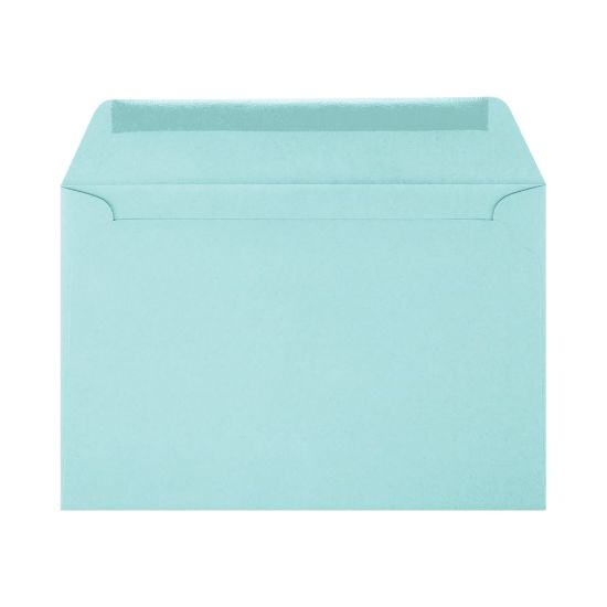 Picture of LUX Booklet 6in x 9in Envelopes, Peel & Press Closure, Seafoam, Pack Of 1,000