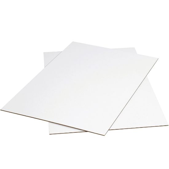 Picture of Partners Brand Corrugated Sheets, 40in x 30in, White, Pack Of 5